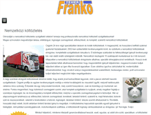 Tablet Screenshot of franko-moving.com